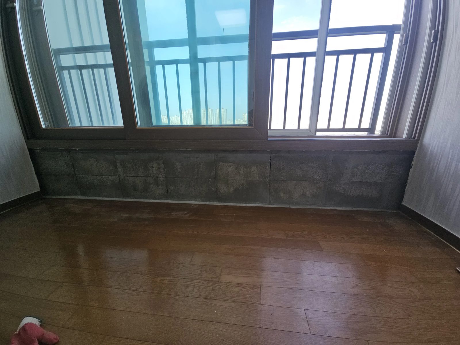 외벽단열공사 외기 접합부 보강 과정